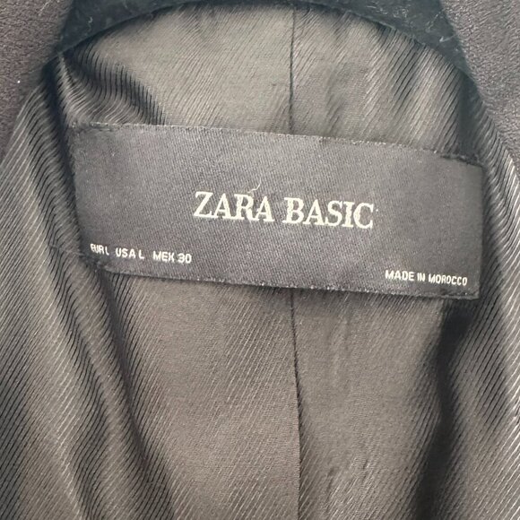 Zara Black Blazer - Sz L - Picture 2 of 4